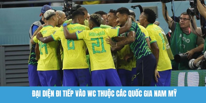 Đại diện đi tiếp vào WC thuộc các quốc gia Nam Mỹ