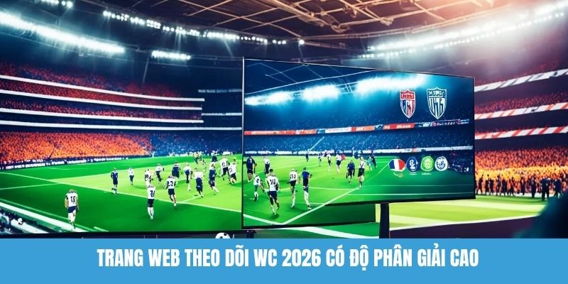 Trang web theo dõi WC 2026 có độ phân giải cao